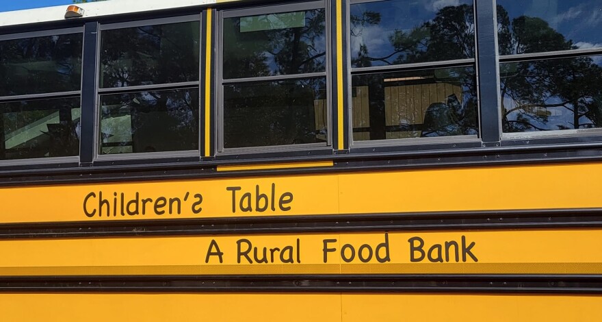 The Children’s Table food delivery bus.