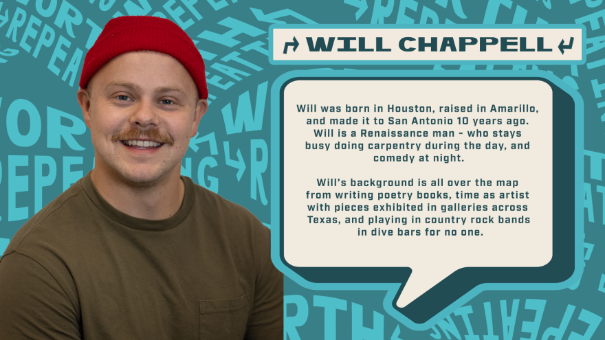 Our last storyteller is Will Chappell. Will shares a story about what he contests was not an overdose.