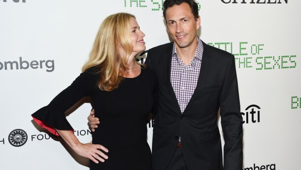FILE - Actress Elisabeth Shue, left, and her brother Andrew Shue attend a special screening of Fox Searchlight's "Battle of the Sexes" at the SVA Theatre on Sept. 19, 2017, in New York. (Photo by Evan Agostini/Invision/AP, File)