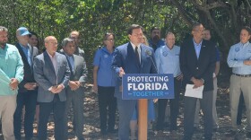 Gov. Ron DeSantis announces award of nearly $20 million in funding for 98 projects across Florida to better conduct risks posed by flooding from sea level rise, storm surge and rainfall events.