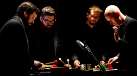 Sō Percussion, a leading percussion quartet and nonprofit organization that fosters, creates, and presents adventurous new work with a unique focus on collaboration.