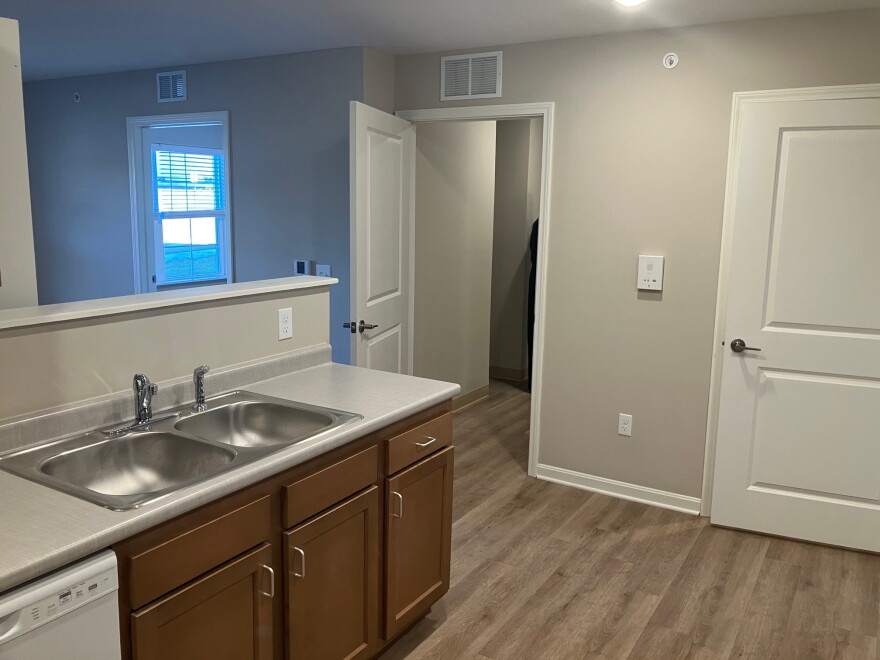 An interior look at one of the 52 apartments at Timber Ridge, Davenport.