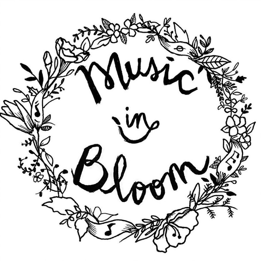 The Music in Bloom logo