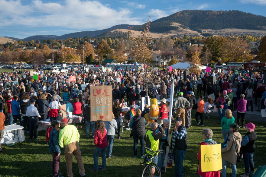 The Crowd at Missoula's Playfair Park Thursday