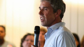 Former presidential candidate Beto O'Rourke held a town hall at the VisionLoft Stutz in Indianapolis on Sunday, Aug. 3, 2025 as part of a nationwide tour.