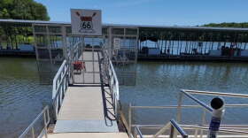 The marina at Fellows Lake in Springfield, Mo. in June 2024.