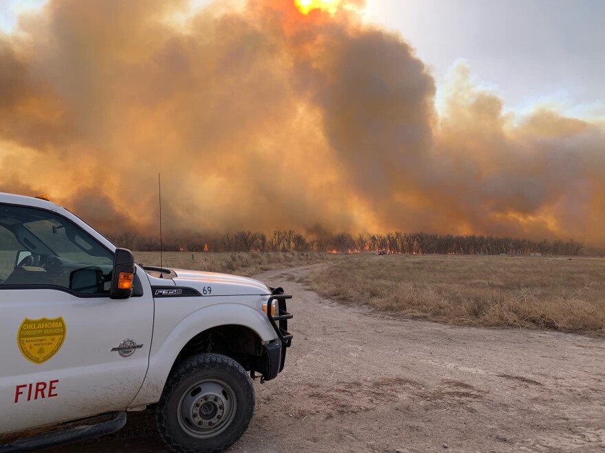 Experts say Oklahoma is in danger of wildfires, urge caution | KOSU