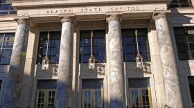 Alaska State Capitol in February. The Legislative Council is scheduled to discuss forming a sexual harassment policy working group on Tuesday. (Photo by Skip Gray/360 North)