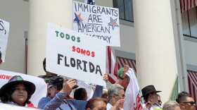 Gov. Ron DeSantis has made immigration a cornerstone of his presidential bid. 