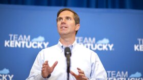 In this June 10, 2021 file photo, Kentucky Gov. Andy Beshear speaks during a news conference after the Kentucky Supreme Court heard oral arguments for two cases challenging the governor's ability to issue emergency declarations in Frankfort, Ky. Beshear issued his mask order Tuesday, Aug. 11, as many Kentucky schools start the new academic year.