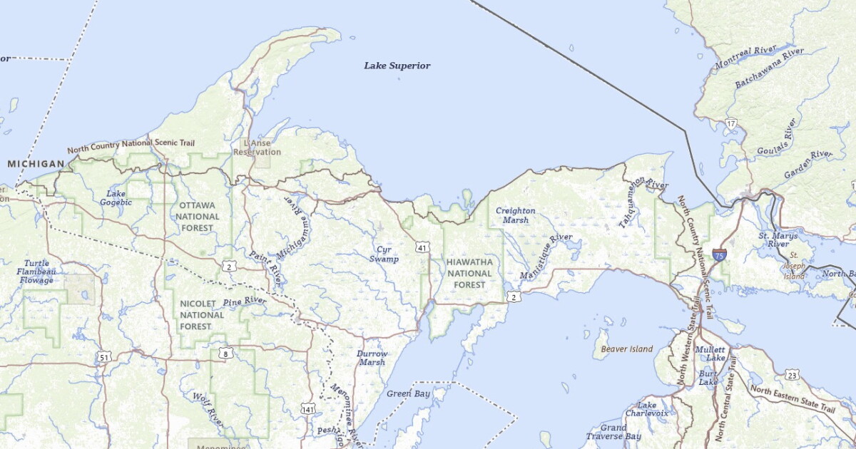 Up Rives Map A road trip tracing the history hidden in U.P. architecture