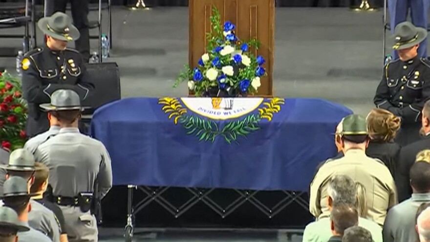 KSP Trooper Hayden Phillips was laid to rest on Sunday. Hundreds came to pay their respects.