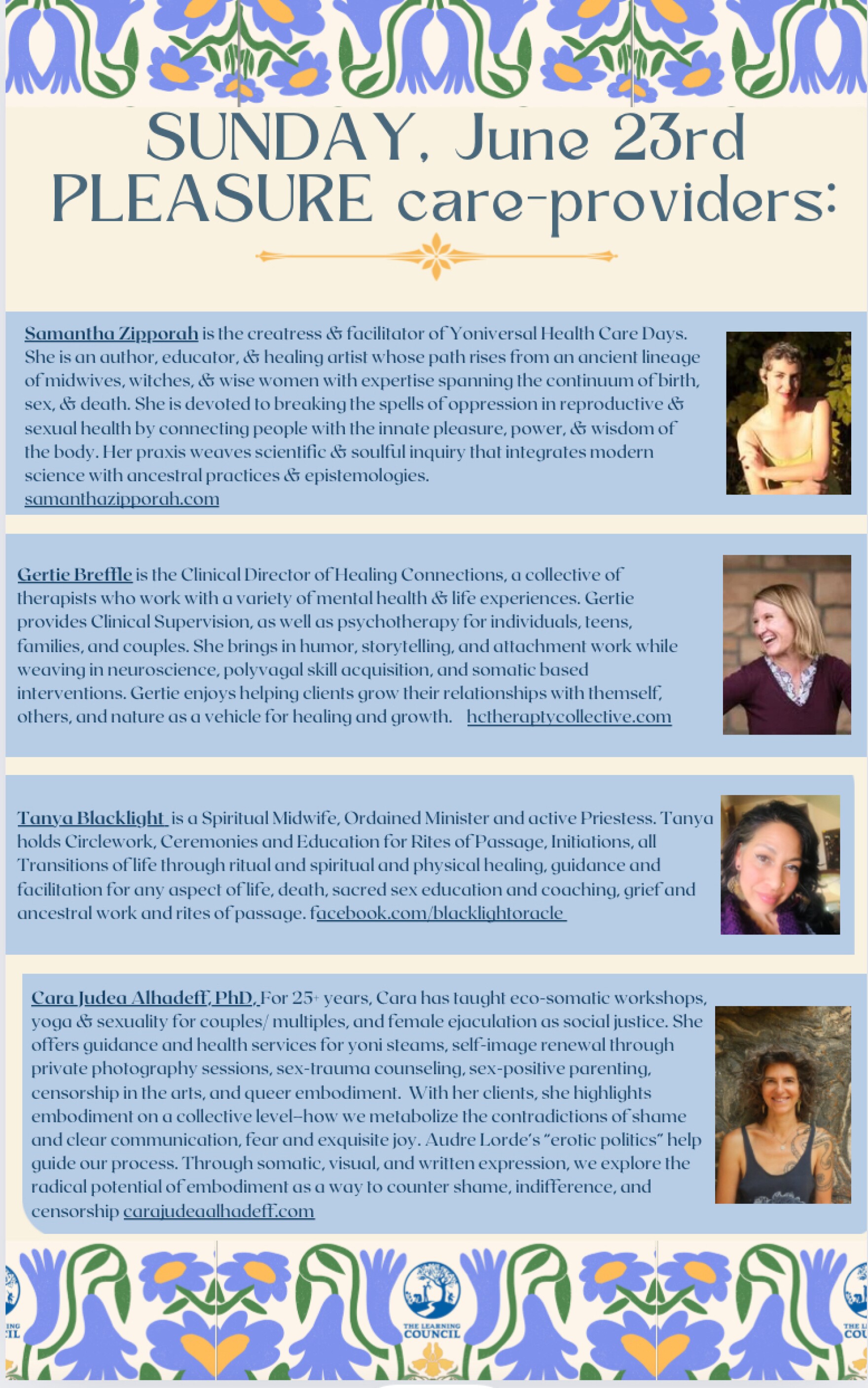 Yoniversal Heath Care Day to be held in Paonia Sunday June 23rd at 11 am