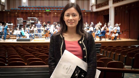 Composer Angel Lam will have the world premiere of her new orchestral work, Feb. 7 at the Adler Theatre, Davenport, and Feb. 8 at Centennial Hall, Rock Island.