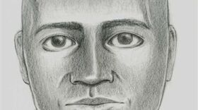 A police sketch of the man who attacked two women on New Years Eve and is sought as a "person of interest" in the murder of Esmeralda "Esme" Barrera.