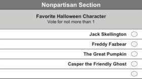The Lansing City Clerk's Office will use a mock Halloween-themed ballot to teach middle and high school students about the voting process.