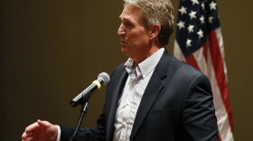 In a file photo, Sen. Jeff Flake, R-Ariz., speaks in Glendale, Ariz. (Ross D. Franklin/AP File)