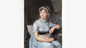 A vintage portrait depicts Jane Austen, the beloved English novelist whose sharp wit and keen social commentary made her one of the most enduring voices in literature. Born in 1775 in Steventon, England, Austen captured the complexities of class, manners, and romance in the Georgian era through timeless novels such as Pride and Prejudice, Sense and Sensibility, and Emma. Her works continue to charm readers with their humor, insight, and vivid portrayal of 19th-century life. Austen died in 1817 in Winchester, leaving a literary legacy that shaped modern fiction and remains celebrated worldwide.