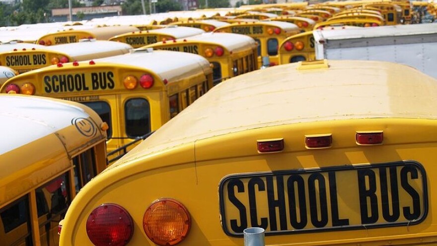 Picture of school buses