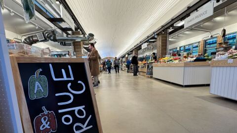 The West Side Market debuted its renovated KeyBank Produce Arcade on Jan. 9, 2026.