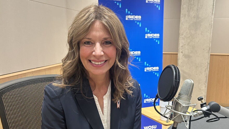 Democratic candidate for Ohio governor Dr. Amy Acton sits for an interview with All Sides with Amy Juravich on October 20, 2026.