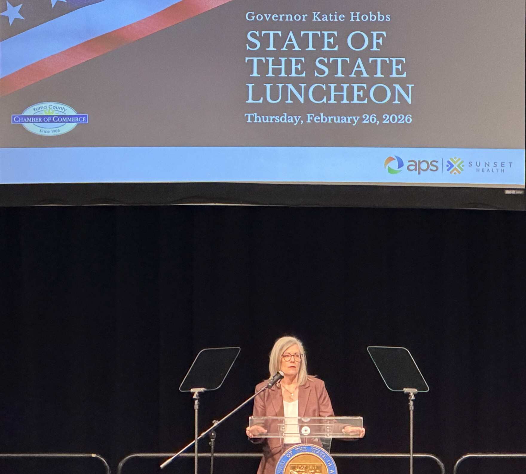 Arizona Gov. Hobbs says affordability is her top issue in Yuma