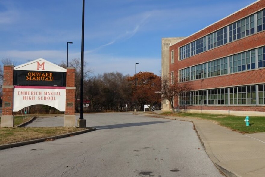 Since 2012 Emmerich Manual High School has been under a state takeover and operated by the private company Charter Schools USA.