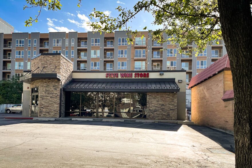 The state wine store on 255 S 300 E in Salt Lake City, Aug. 23, 2023.