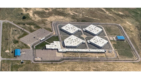 The aerial view of Hudson Correctional Facility on July 30, 2025.