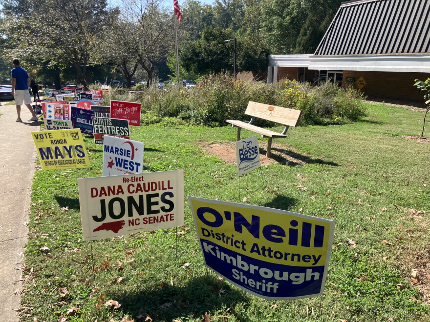 The Miller Park Community Center, an early voting polling place in Winston-Salem.