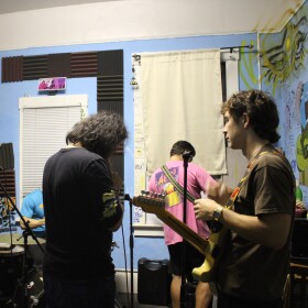 Band practice in Chinatown.