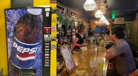 A 1920s-style speakeasy is hidden behind this nondescript Pepsi machine. But what's the secret to getting in?