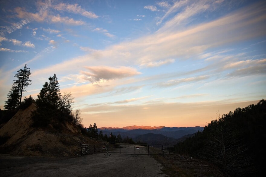 Clouds sweep the sky in Trinity County on Dec. 4, 2025.
