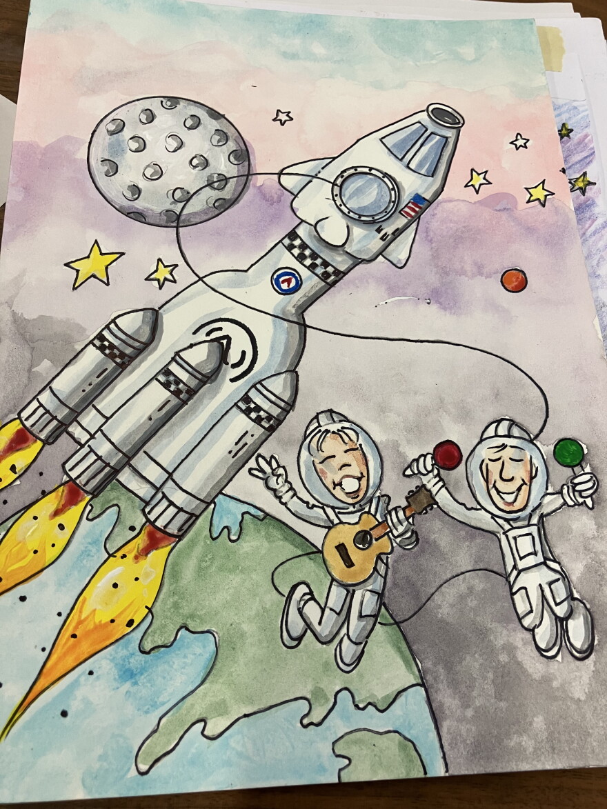 Hear Songs from Tom Irwin and His Sing Along Book for Kids at Downtown Discovery Day in Jacksonville, Illinois. This event starts at 11am and goes to 2pm on Saturday, Sept. 12 on the Jacksonville Square. Tom's book was illustrated by Kevin Atterberry.
