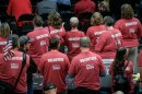 Volunteers line up at the 2025 Utah Republican Party Convention, May 17, 2025. This year, delegates from both major parties will select their preferred candidates in four congressional races ahead of the June 23 primary.