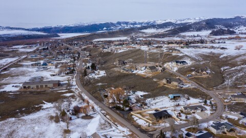 Looking north toward Echo Reservoir from Hoytsville, south of Coalville, the Summit County seat.