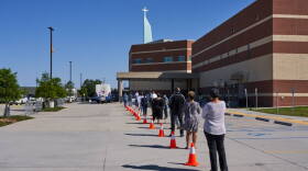 COVID-19 test site at Franklin Avenue Baptist Church in New Orleans East. May 7, 2020. Health officials say the recent shortage of COVID-19 rapid tests is reminiscent of the early days of testing shortages in the pandemic.