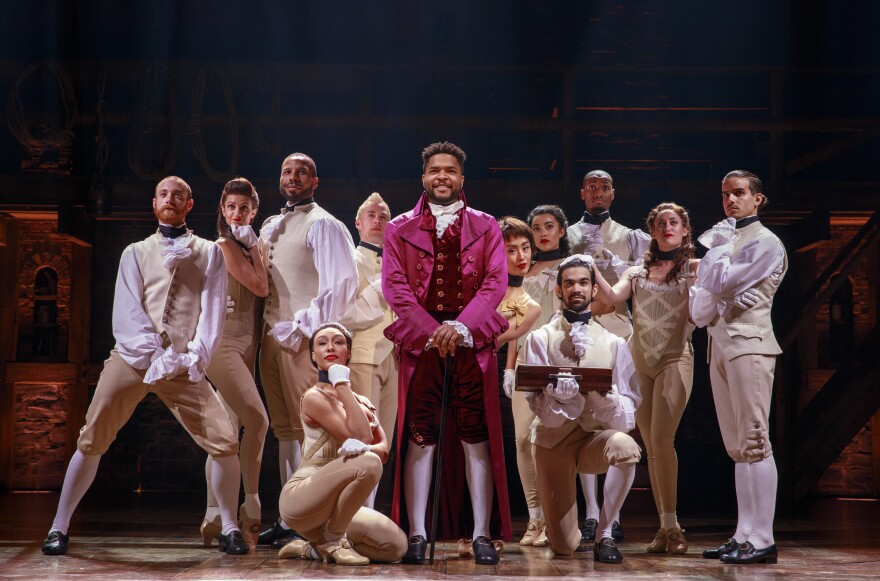 The cast of the "Hamilton" National Tour, which was in Milwaukee for two weeks.