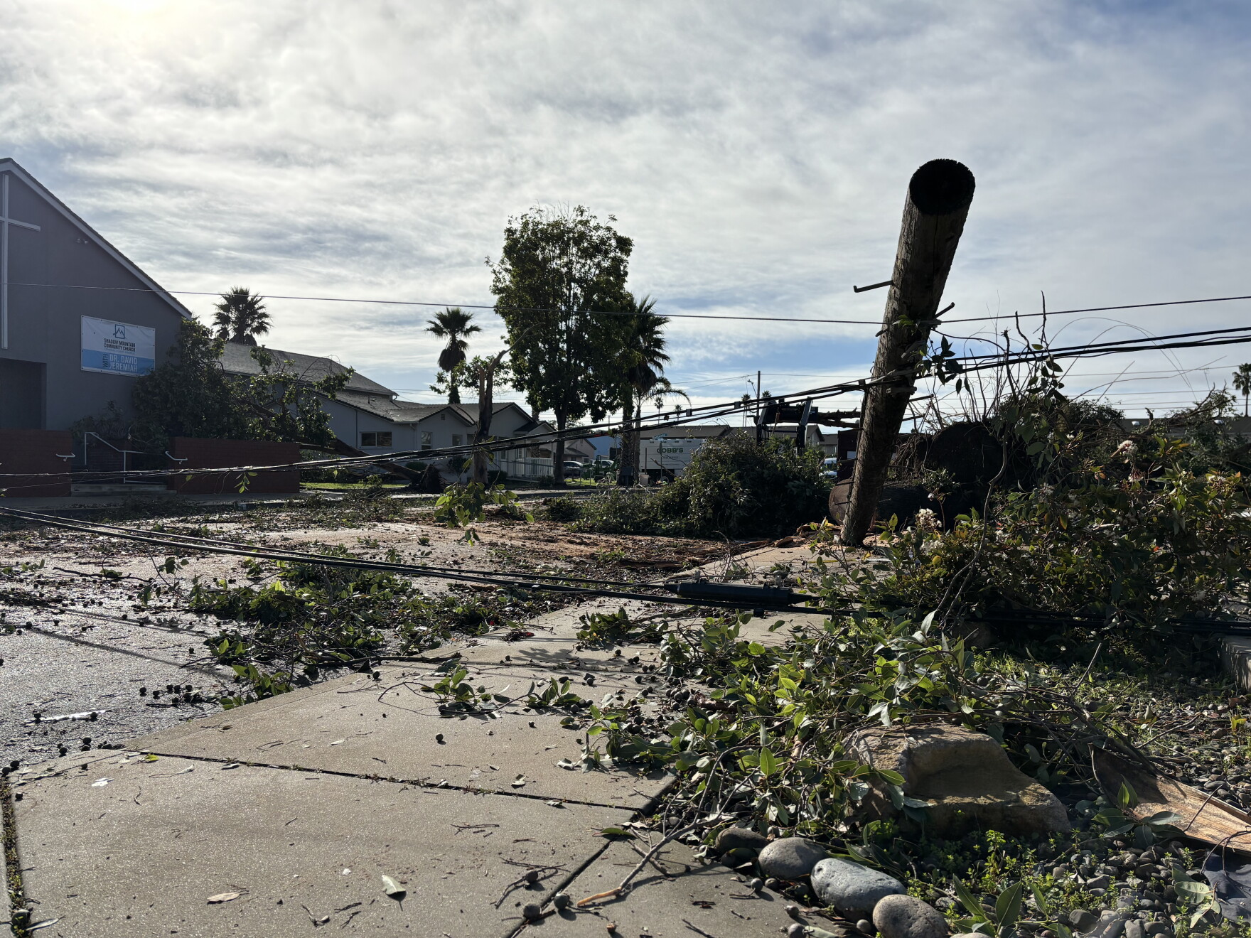 “It was kind of scary”: Tornado topples trees and power lines in Grover ...