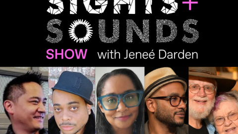 (L-R) Mike Chen, Rahkii “Hyp” Holman, Angela Dalton, Cirroc Lofton, and John and Bjo Trimble