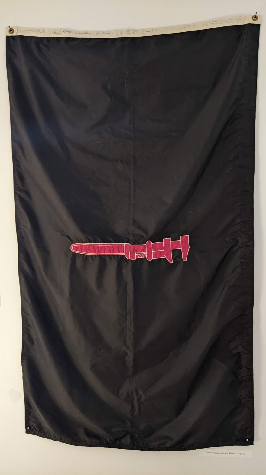 Ed Abbey's "Monkey Wrench Gang" flag. 
