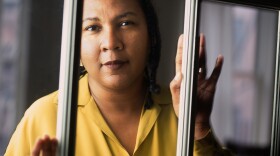 Author and cultural critic bell hooks poses for a portrait on December 16, 1996 in New York City, New York.