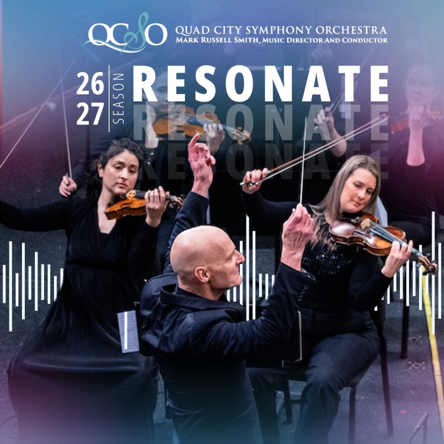 The WIU Masterworks concert (April 5, 2027) will be the last one in the QCSO's 112th season.