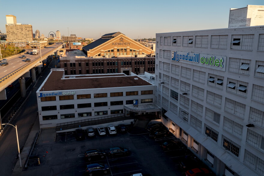 Development group TerraWatt plans to build a $3 billion data center in Midtown near the historic Armory building, pictured Monday. The project would be St. Louis' first large-scale data center.
