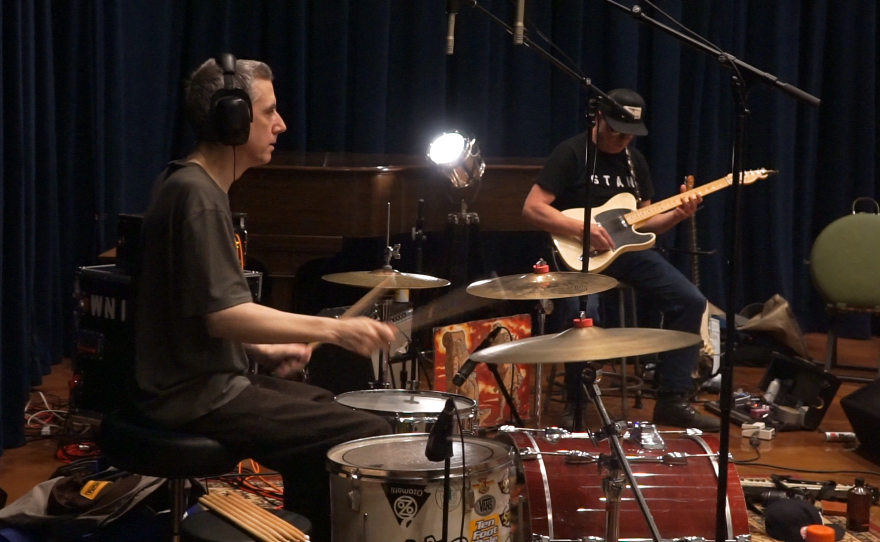 King of the Demons performing live in WNIJ's Studio A