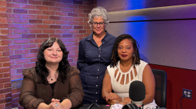 Today's panel for The Rundown includes host Jill Kaufman, reporter for NEPM; Aprell May Munford, reporter for the Springfield Republican; Erin-Leigh Hoffman, reporter for the Greenfield Recorder; and Matt Szafranski [not pictured], editor of Western Mass Politics and Insight.