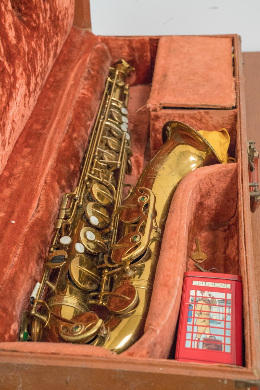 One of Sonny Rollins' saxophones.