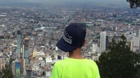 Kelly Carmody’s adopted son before leaving his native Colombia to move to the United States.