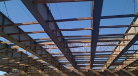 Bridge decking is being replaced on I-244 in Tulsa as part of the stimulus package.