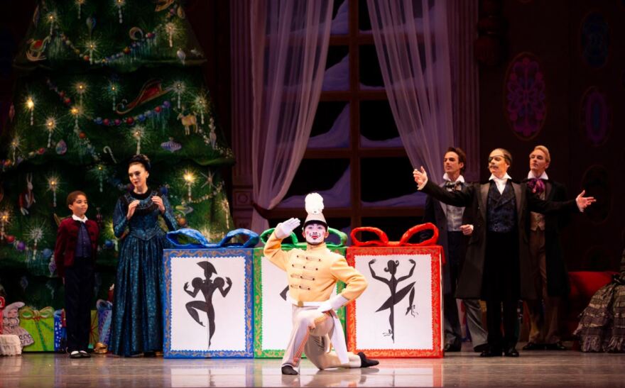 A scene from George Balanchine's 'The Nutcracker' performed by Miami City Ballet